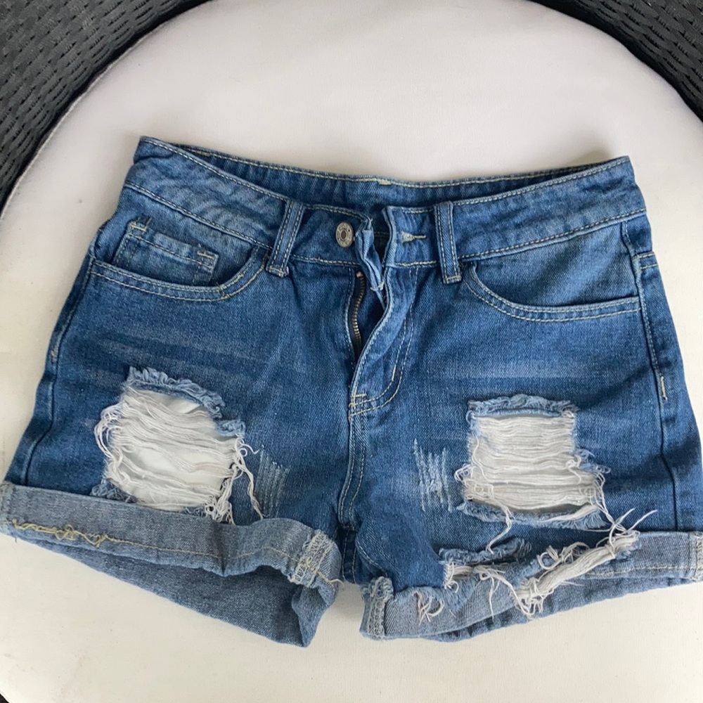 Ripped shorts